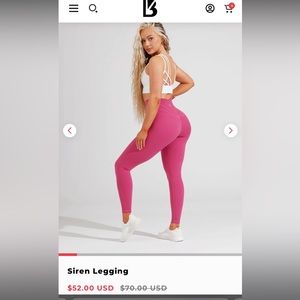 Brand new BuffBunny Siren leggings